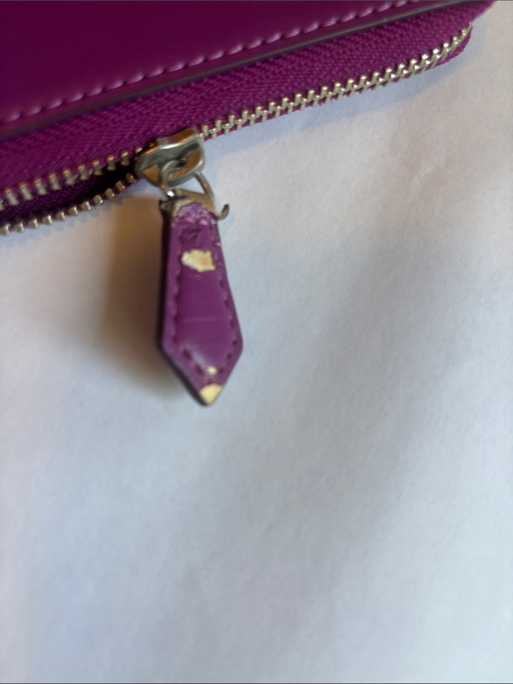 Vera Bradley purple/Magenta Zip Wallet - Picture 11 of 11